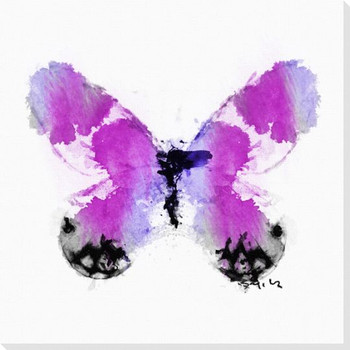 Inked Butterfly 8 Wrapped Canvas Giclee Print Wall Art