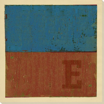 Intl. Maritime Signal Flag E Wrapped Canvas Giclee Print Wall Art