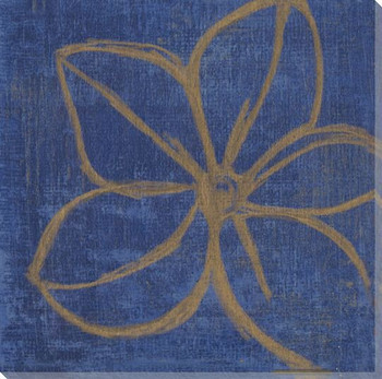 Floral Quilt 1 Wrapped Canvas Giclee Print Wall Art