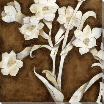 Floral Quartet III Wrapped Canvas Giclee Print Wall Art