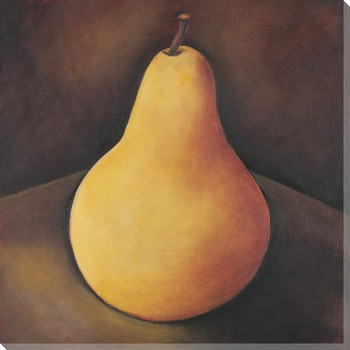 Solitude Pear Wrapped Canvas Giclee Print Wall Art
