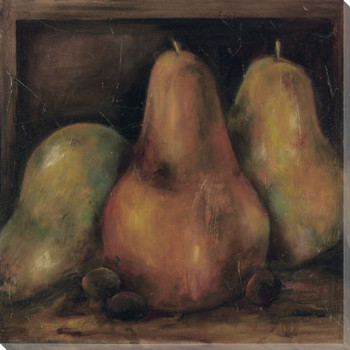 Renaissance Pears Wrapped Canvas Giclee Print Wall Art