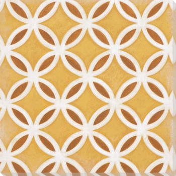 Vibrant Tiles VI Wrapped Canvas Giclee Print Wall Art