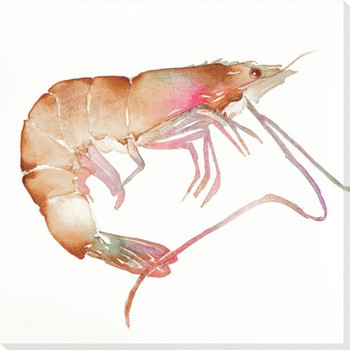 Bubbs Crayfish Wrapped Canvas Giclee Print Wall Art