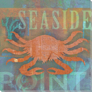 Coastal Catch Seaside Point Wrapped Canvas Giclee Print Wall Art