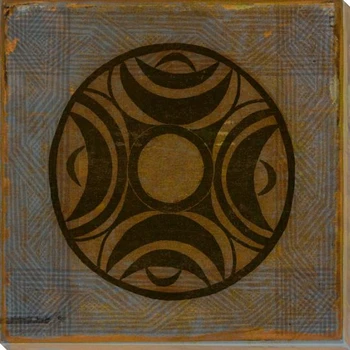 African Mask 1 Wrapped Canvas Giclee Print Wall Art