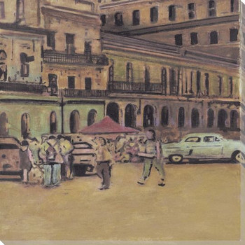 Havana 3 Wrapped Canvas Giclee Print Wall Art