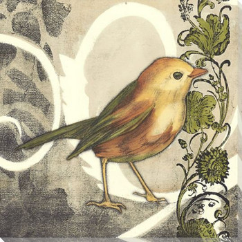Bird Song I Wrapped Canvas Giclee Print Wall Art
