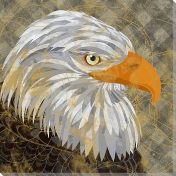 Nature Grouping Eagle Bird Wrapped Canvas Giclee Print Wall Art