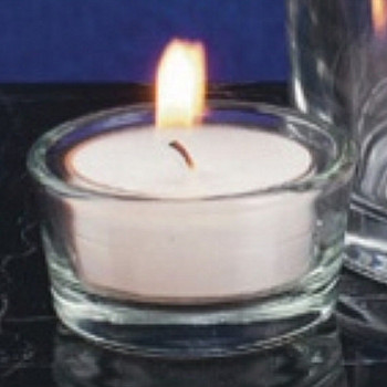 Glass Tea Light Candle Holders, Set of 24
