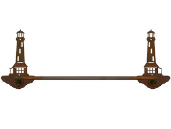 27" Lighthouse Metal Towel Bar