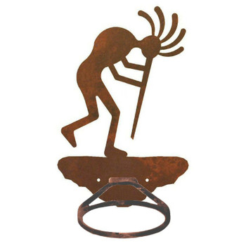 Kokopelli Metal Bath Towel Ring