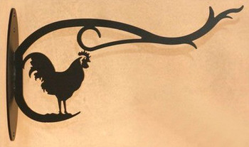 Rooster Metal Wall Plant Hanger