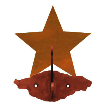 Eastern Star Double Metal Wall Hook