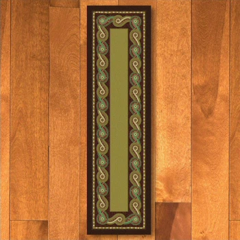 2' x 8' Rolling Water Multi Color Cherokee Rectangle Runner Rug
