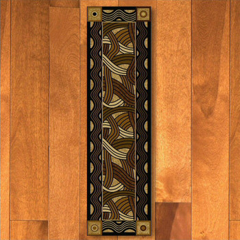 2' x 8' Hand Coiled Natural Cherokee Inspired Rectangle Runner Rug