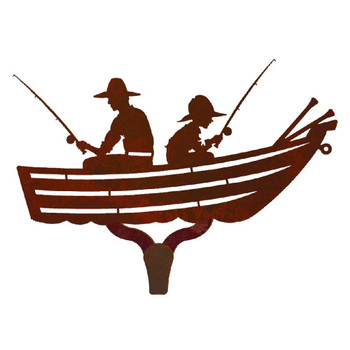 Row Boat Large Single Metal Wall Hook