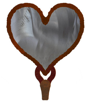 Heart Burnished Large Single Metal Wall Hook