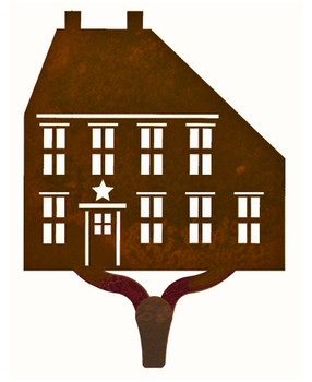Salt Box House Large Single Metal Wall Hook