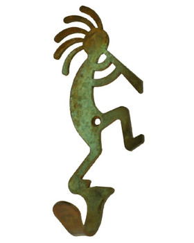 Kokopelli Small Single Metal Wall Hook