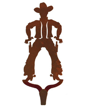 Cowboy Large Single Metal Wall Hook