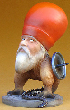 Freak with Beard Statue by Hieronymus Bosch