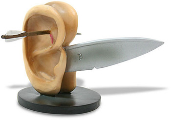 Ears with Knife Statue by Hieronymus Bosch