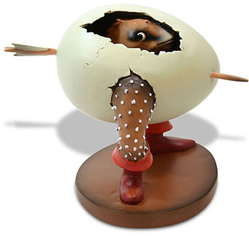 Egg Monster from Last Judgment Statue by Hieronymus Bosch