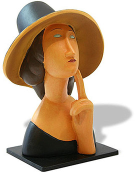 Jeanne Hebuterne Statue (1918) by Modigliani