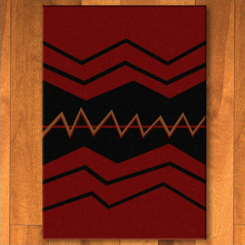5' x 8' War Path Red Southwest Rectangle Rug