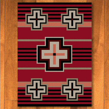 5' x 8' Bounty Red Southwest Rectangle Rug