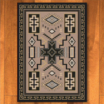 5' x 8' Double Cross Sandman Southwest Rectangle Rug