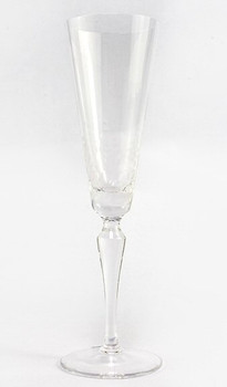 Featured Rosenberg Romanian Crystal Flute Champagne Glasses, Set of 4