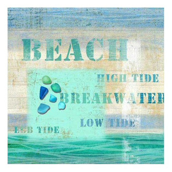 Multiple Sayings Beach Vintage Style Metal Sign