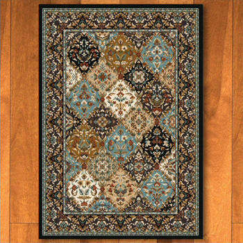 8' x 11' Badillo Multi Color Traditional Rectangle Rug