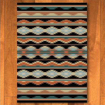 8' x 11' Medicine Dark Southwest Rectangle Rug