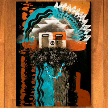 8' x 11' Boogie Rust Navajo Style Rectangle Rug