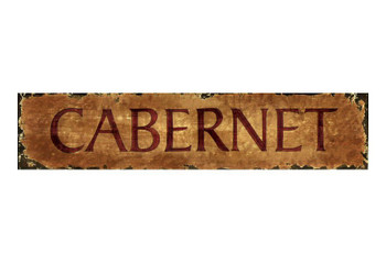 Custom Cabernet Vintage Style Wooden Sign