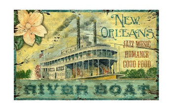 Custom Delta Queen Vintage Style Wooden Sign