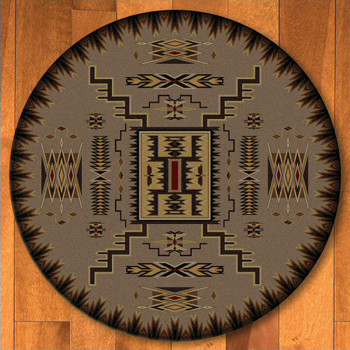 American Dakota Southwest Storm Catcher Rug - Rust, 8' x 11