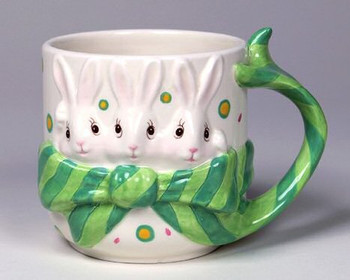 Rabbit Mugs, Set of 4