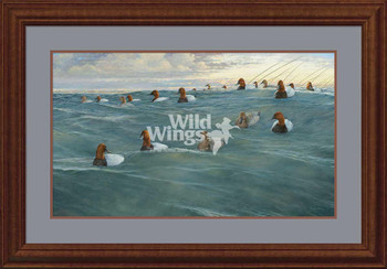 Heading Off Shore Canvasbacks Framed Limited Edition Art Print Wall Art