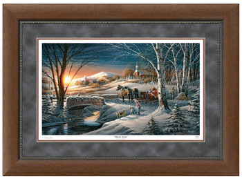 Almost Home Limited Edition Walnut Framed Art Print Wall Art