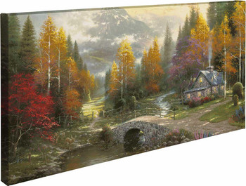 The Valley of Peace Wrapped Canvas Giclee Art Print Wall Art