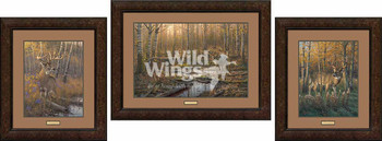 Border Wars Whitetail Deer Framed Limited Edition Art Print Wall Art