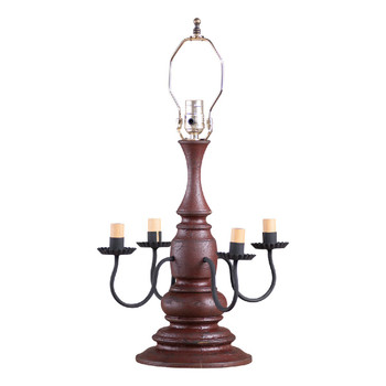 Americana Plantation Red Harrison Table Lamp Base