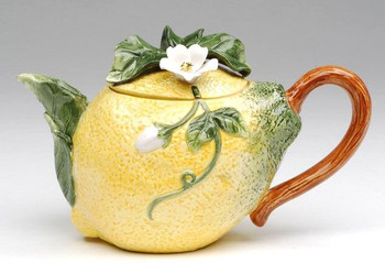 Lemon Porcelain Teapot