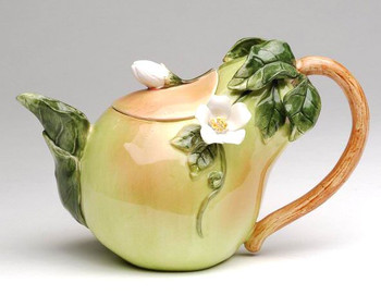 Pear Porcelain Teapot