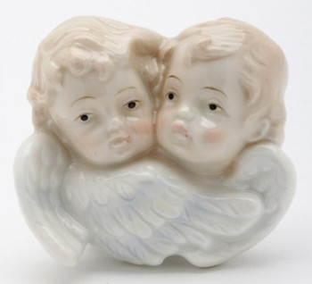 Cherub Plug-in Porcelain Night Lights, Set of 2