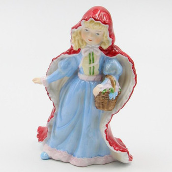 Little Red Riding Hood Porcelain Sculptures, Set of 2